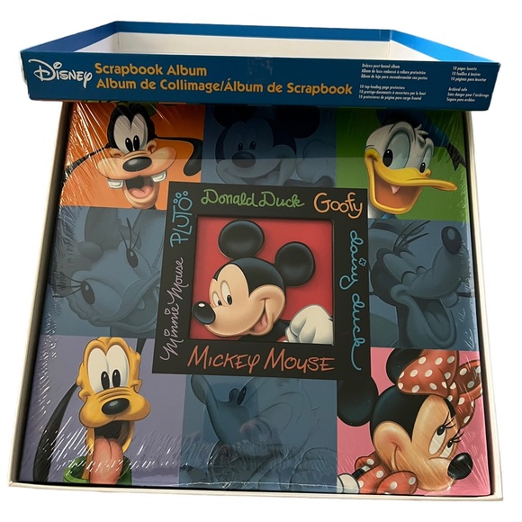 DISNEY DELUXE POST-BOUND SCRAPBOOK ALBUM NEW IN BOX FACTORY SEALED - Picture 2 of 3